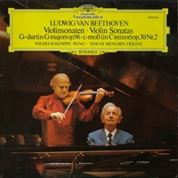 Deutsche Grammophon Stereo : Kempff  - Beethoven Violin Sonatas 7 & 10